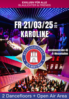 Bluelightparty 2025.03 Online Flyer