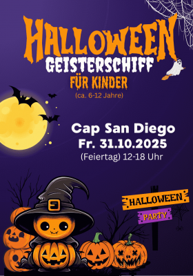 Halloween Geisterschiff Online Flyer